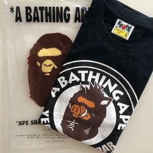 Authentic Year of the Boar Bape T-shirt